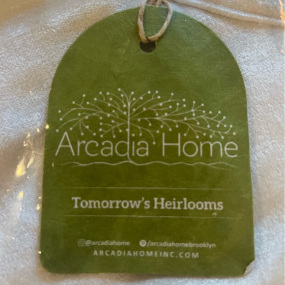 Arcadia Home Ivory Velvet Christmas Tree Skirt-Beaded Gold Border-60” NWT - Picture 2 of 5
